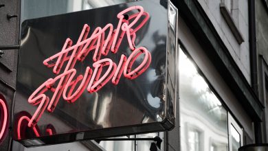 Hair Studio neon LED signboard