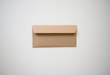 brown cardboard box on white table