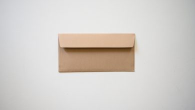 brown cardboard box on white table