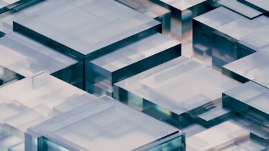 a group of cubes that are stacked together