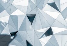 psychedelic glass wall