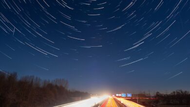 time lapse photography of cars on road