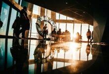 people walking inside the building